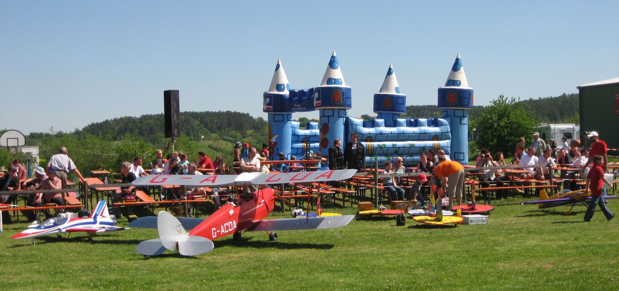 Foto vom Flugplatzfest 2008 an Pfingsten